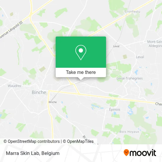 Marra Skin Lab map