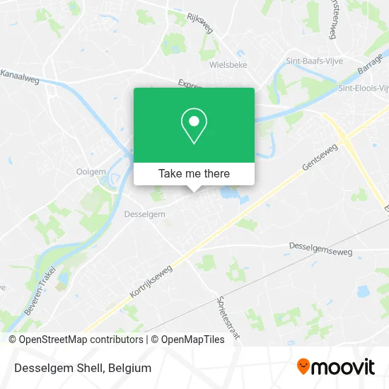 Desselgem Shell map