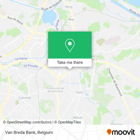 Van Breda Bank map