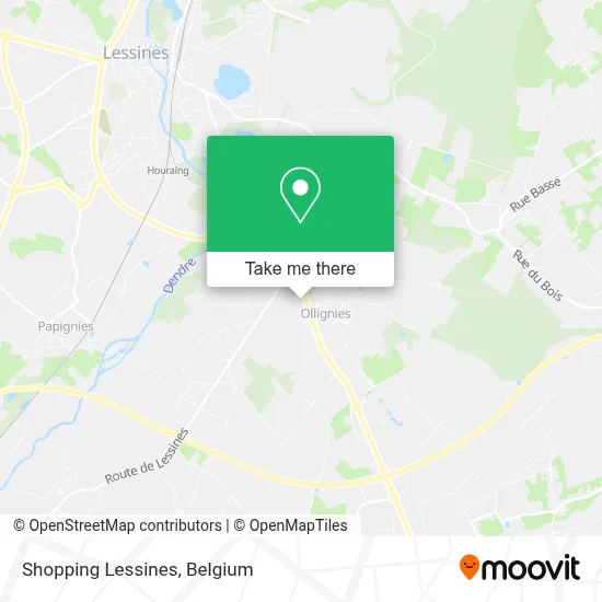 Shopping Lessines map
