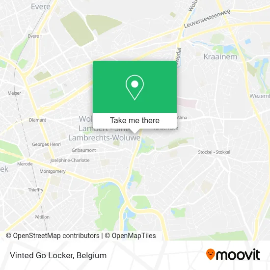 Vinted Go Locker map