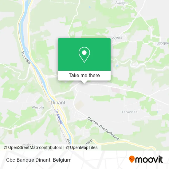 Cbc Banque Dinant map