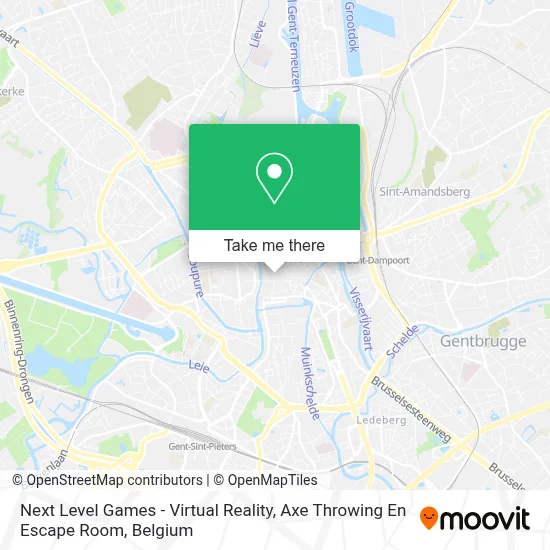 Next Level Games - Virtual Reality, Axe Throwing En Escape Room map
