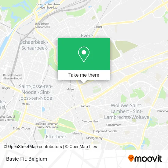 Basic-Fit map