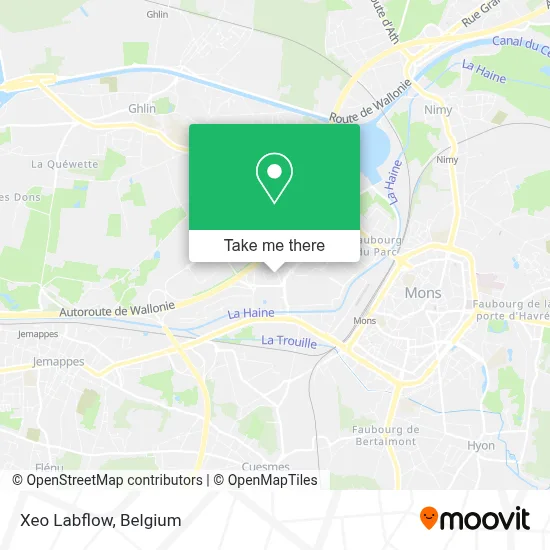 Xeo Labflow map