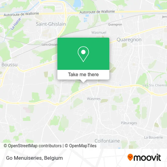 Go Menuiseries map
