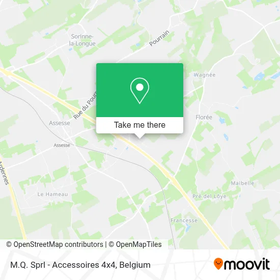 M.Q. Sprl - Accessoires 4x4 map