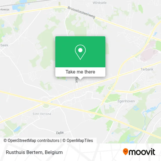 Rusthuis Bertem map