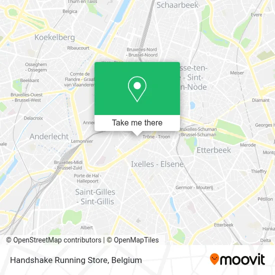 Handshake Running Store map