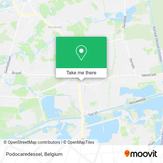 Podocaredessel map