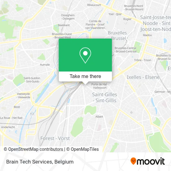Brain Tech Services map