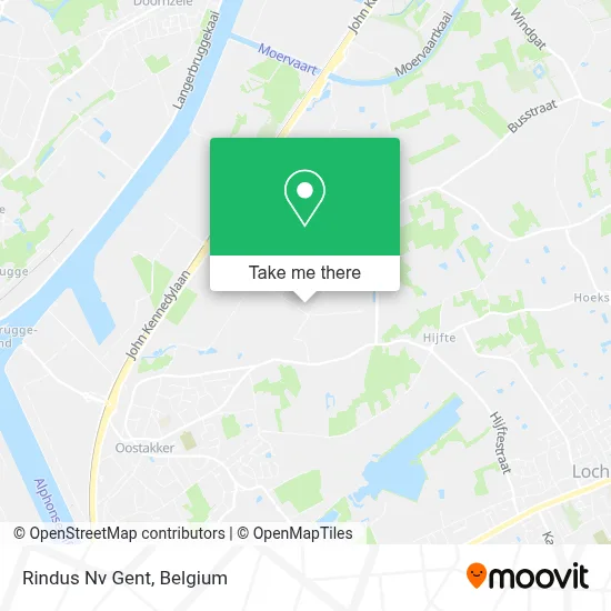 Rindus Nv Gent map