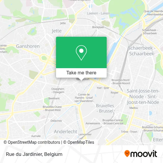 Rue du Jardinier map