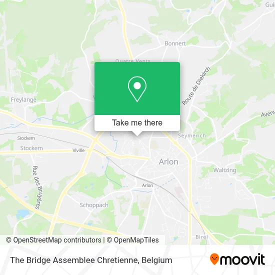 The Bridge Assemblee Chretienne map