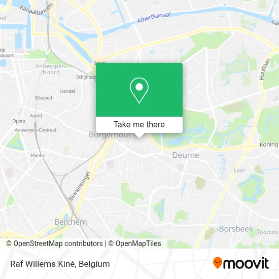 Raf Willems Kiné map