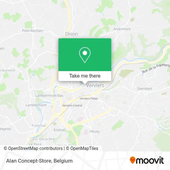 Alan Concept-Store map