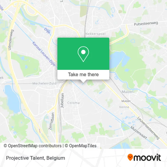 Projective Talent map