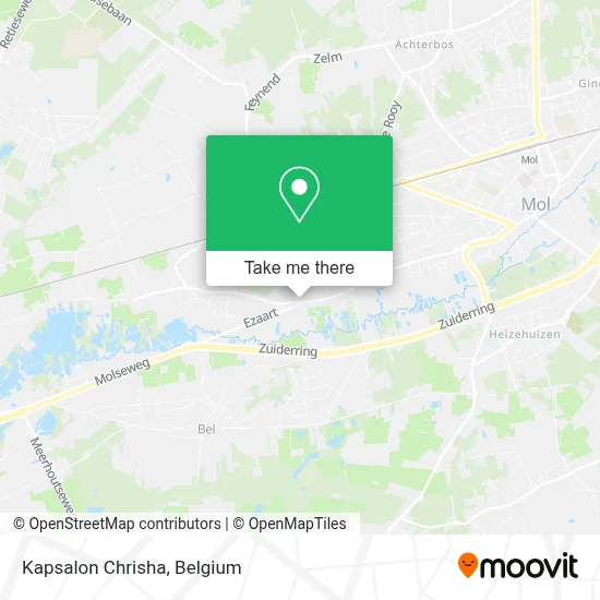 Kapsalon Chrisha map