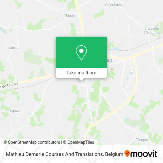 Mathieu Demarle Courses And Translations map