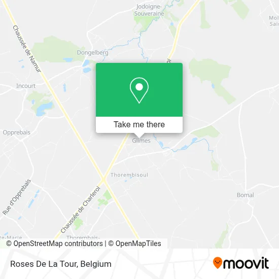 Roses De La Tour map