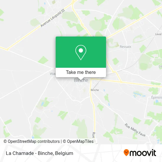 La Chamade - Binche map