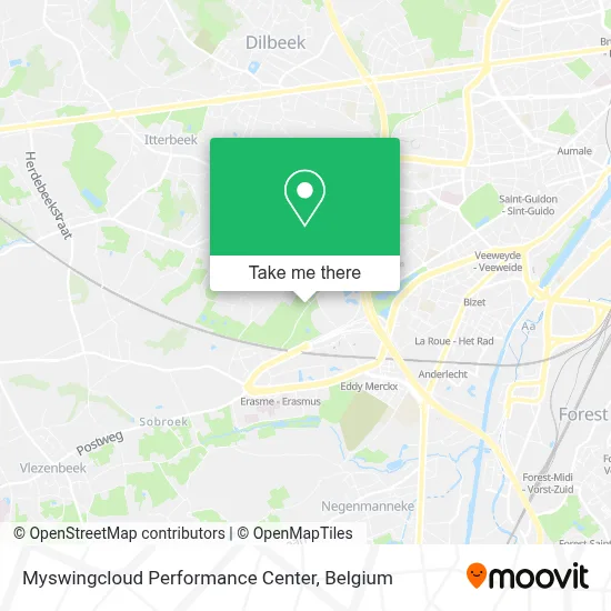 Myswingcloud Performance Center map