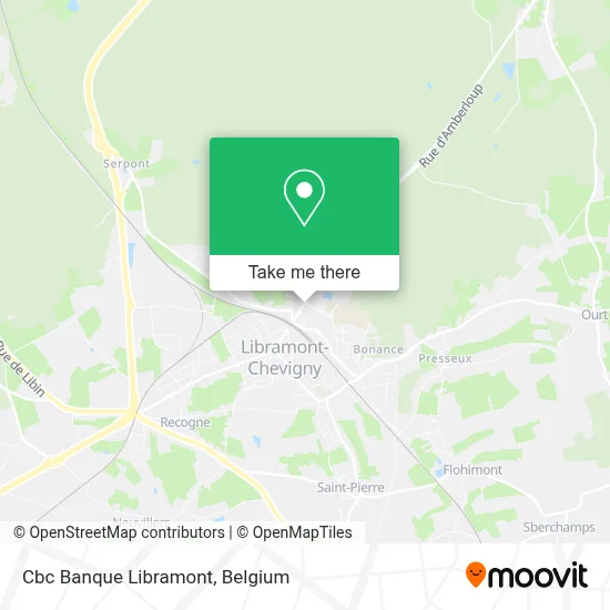Cbc Banque Libramont map