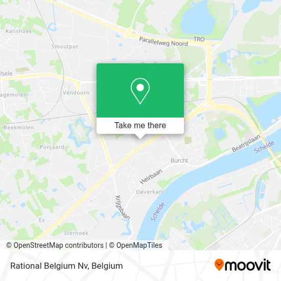 Rational Belgium Nv map