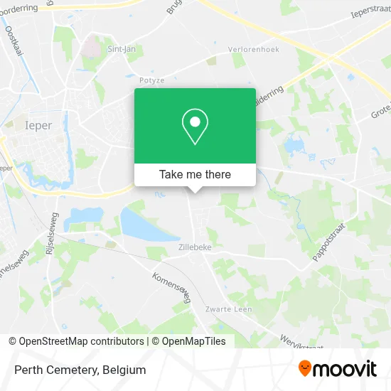 Perth Cemetery map