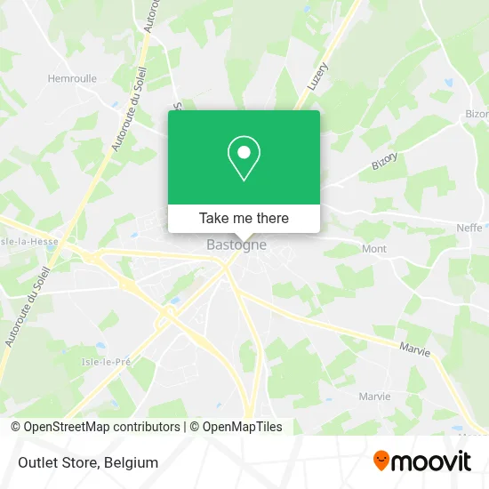 Outlet Store map