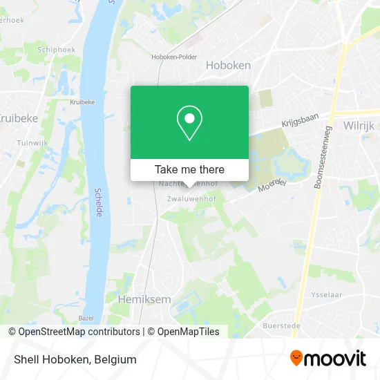 Shell Hoboken map