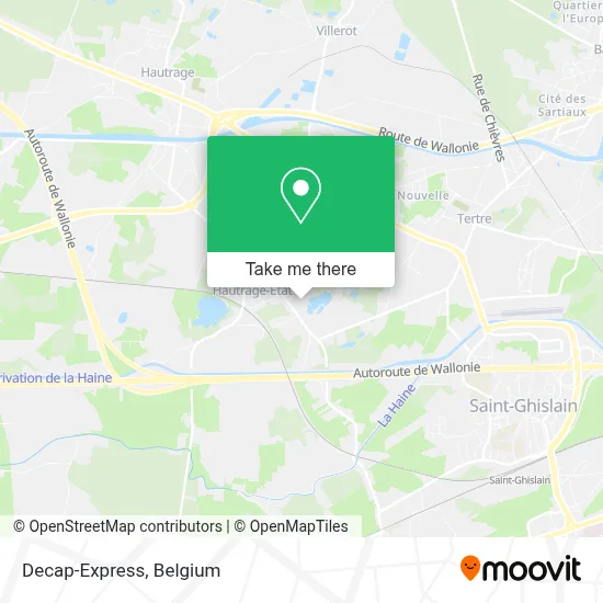 Decap-Express map