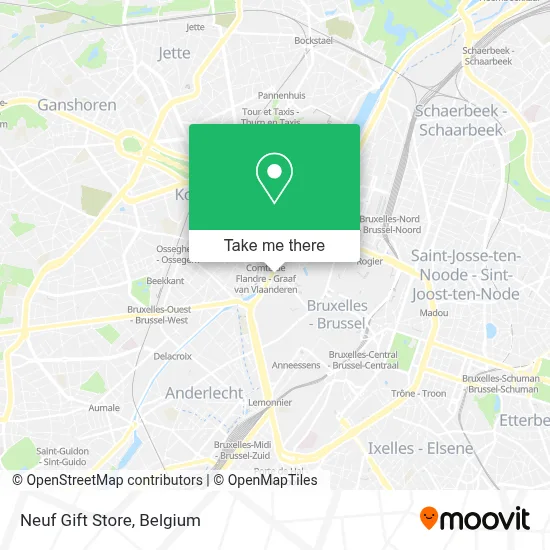 Neuf Gift Store map