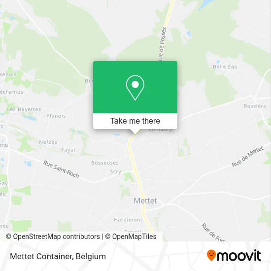 Mettet Container map