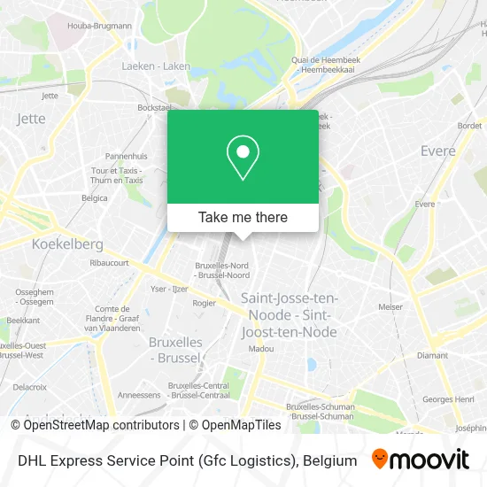DHL Express Service Point (Gfc Logistics) map