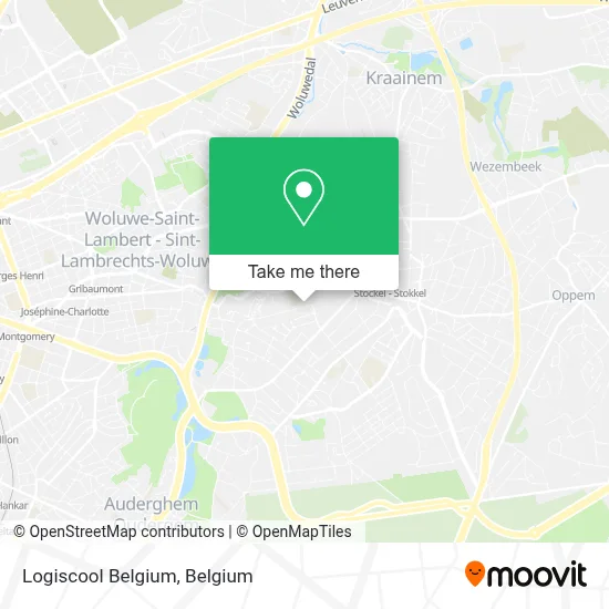 Logiscool Belgium map