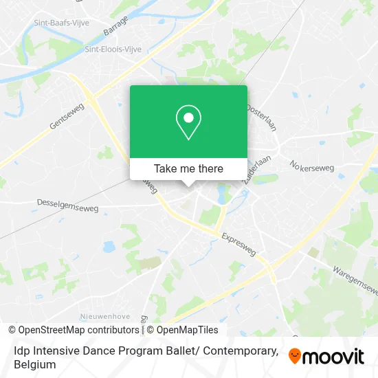 Idp Intensive Dance Program Ballet/ Contemporary map