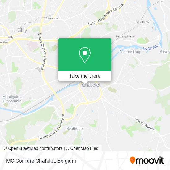 MC Coiffure Châtelet map