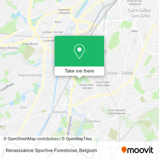 Renaissance Sportive Forestoise map