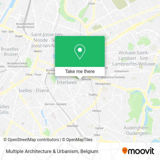 Multiple Architecture & Urbanism map