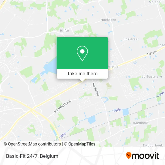Basic-Fit 24/7 map