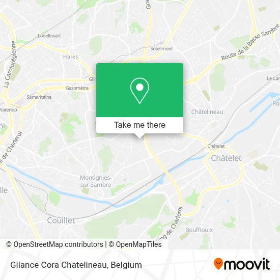 Gilance Cora Chatelineau map