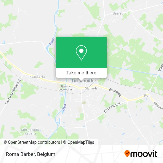 Roma Barber map