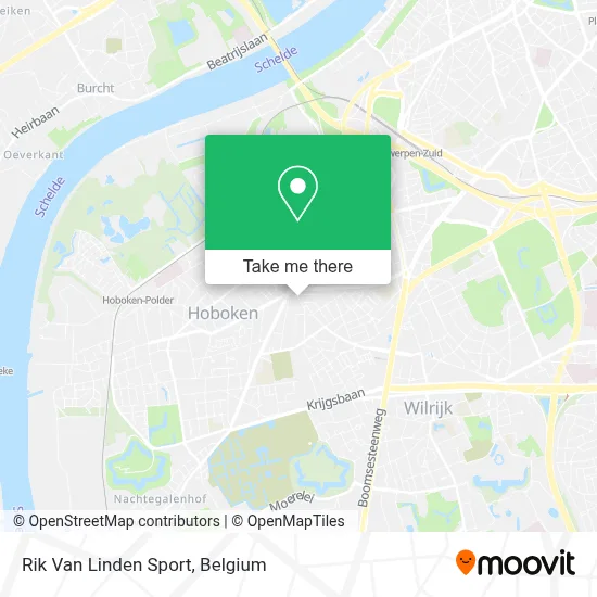 Rik Van Linden Sport map
