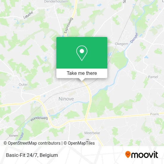 Basic-Fit 24/7 map