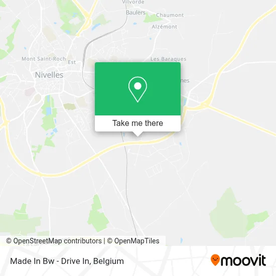 Made In Bw - Drive In map
