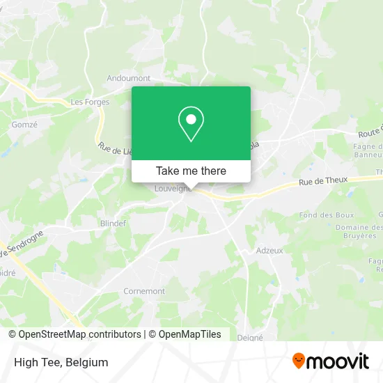 High Tee map