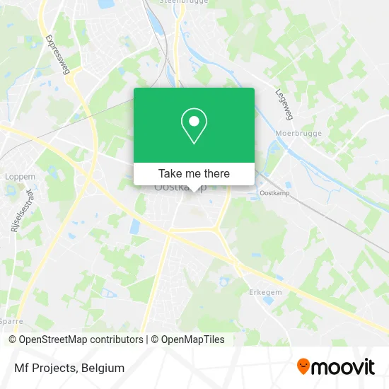 Mf Projects map