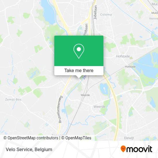 Velo Service map