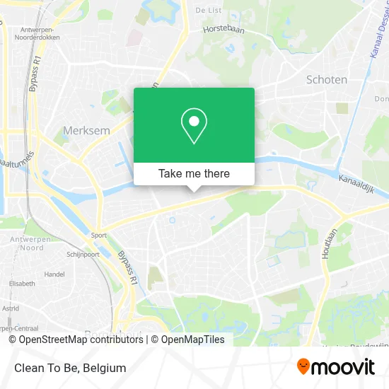 Clean To Be map